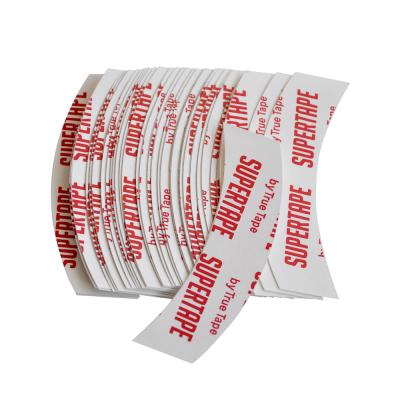 China Customized 36 Pcs / Bag Super Tape Waterproof Double Sided Hairpiece Adhesive Tapes For Hairpiece For Men's Wig for sale