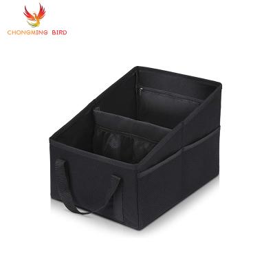 China Brief & Customized 2020 Simple Color Passenger Seat Organizer Car Seat Storage Box With Belt 4 Cup Holders For Kids Accessories Drinks for sale