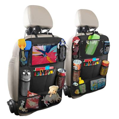 China Wholesale Luxury Custom Logo Hot Sale Foldable Baby Car Back Seat Storage Bag Can Bottle Organizer Bag Travel for sale