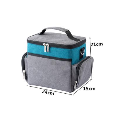 China Large Shoulder Wine Cooler Bag BBQ Thermo Lunch Bags Waterproof Outdoor Picnic Bag For Women for sale