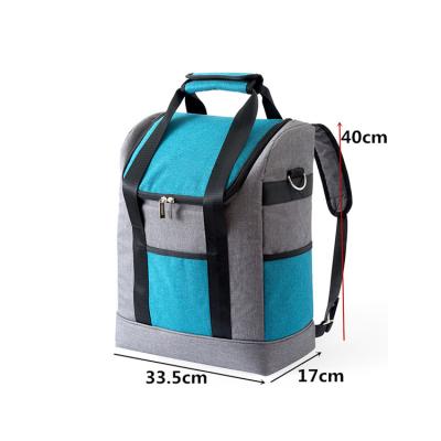 China Waterproof Customized Large Shoulder Insulated Cooler Tote Drinks Food Beer Storage Container Portable Picnic Ice Pack Bag Lunch Bag for sale