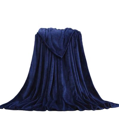 China Home Collection 100 Folded Fine Viscose Cooling Breathable Soft Fiber Blanket With Logo In Stock for sale