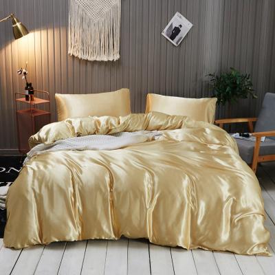 China Viable Wholesale Luxury Bed Sheet Bedding Set Bed Quilt Cover Set for sale