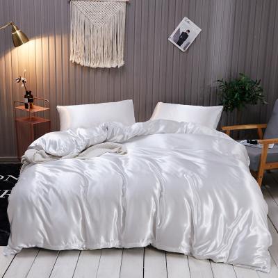 China Viable Wholesale White Duvet Sheet Cover Fitted Set Bedding Set for sale