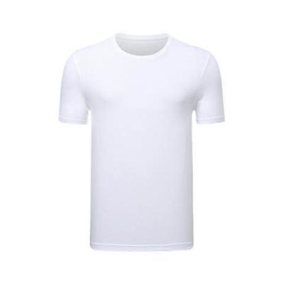 China 2021 non-toxic wholesale cheap solid white bamboo squishy plain t-shirt men women with logo for sale