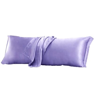 China Wholesale Silk Pillow Case Beauty Salon Summer Cover Long Folded Body Pillowcase for sale