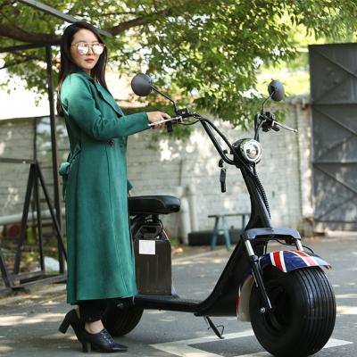 China Pro fat tire citycoco battery 1500w 2000w 60V 12ah/20ah EEC 3000w electric scooter big seat removable electric scooter for sale