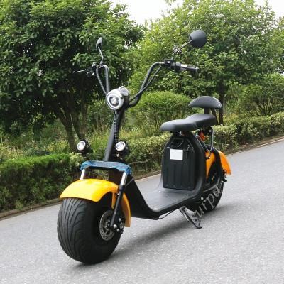 China Fat tire scooter price citycoco electric adult warehouse 1500w 2000w 60V 12ah/20ah two seats Morocco removable electric scooter for sale