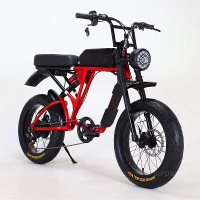 China 500W48v mountain beach/mountain beach cruiser steel snow electric e-bike/electric fat bike for sale