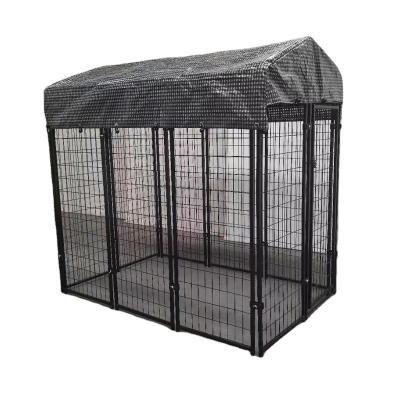 China Factory Sales Breathable Black Color Wire Mesh Dog Heavy Outdoor Welded Institutions for sale