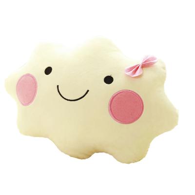 China Cloud Pillow Plush Toy Car Decoration Lover Modern Cute Smile Creative White Cushion for sale