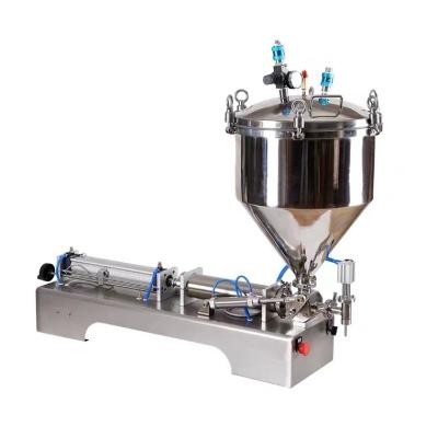 China 5-5000ml Pneumatic Semi-automatic Food Double Heads Stick Filling Machine Filler Honey Filling Machine for sale