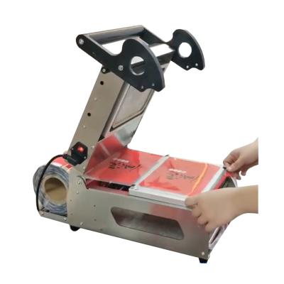 China Food Tray Sealing Machine Manual Tray Sealer For Manual Type PET PP PE Food Plastic Food Tray for sale