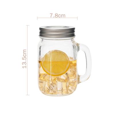 China Freshness Preservation Factory 16oz Glass Mason Jars With Straws And Glass Jug Set Glass Drinking Jar With Handle for sale