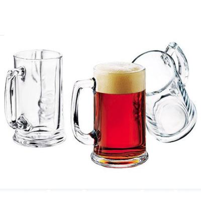 China Custom Beer Mug Glass Mug Eco - Friendly 16OZ Drinking Glasses And Sublimation Beer Mug for sale