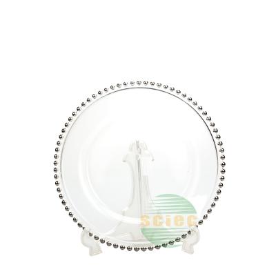 China New western clear ice round wholesale new design ice with gold line for sale