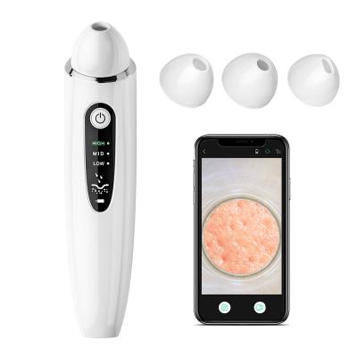 China Black head removal H500 20x HD blackhead pore vacuum cleaner wifi use for phone for sale