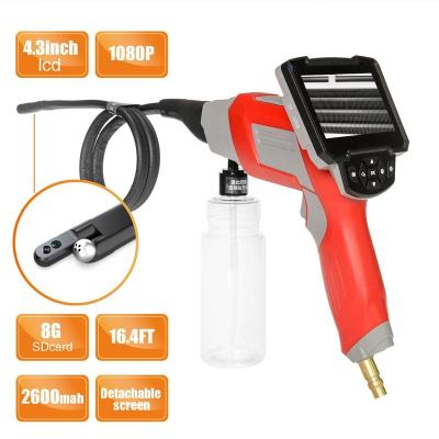 China W508 ABS Air Conditioner Visual Cleaner Snake Tube Handheld Car Wash Gun With Led Light With Camera IP67 Waterproof for sale