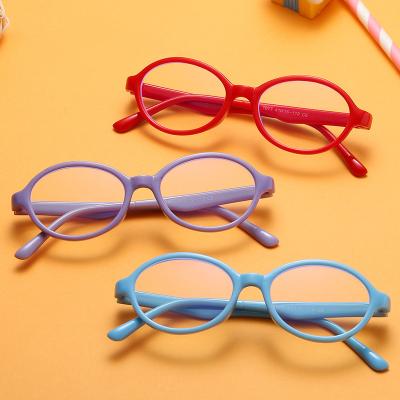 China Other 1677 Round Kids Blue Light Blocking Computer Eyewear Glasses Cool Anti Blue Light Glasses Eeyeglasses Frames For Boys Girls for sale