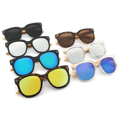 China Fashion Sunglasses NX1513 Vintage Shade Acetate Promotional Polarized Bamboo Wood Wooden Sunglasses for sale