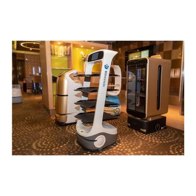 China Artificial Intelligent Humanoid Delivery Waiter Robot Automatic Food Robot Catering Artificial Intelligence for sale