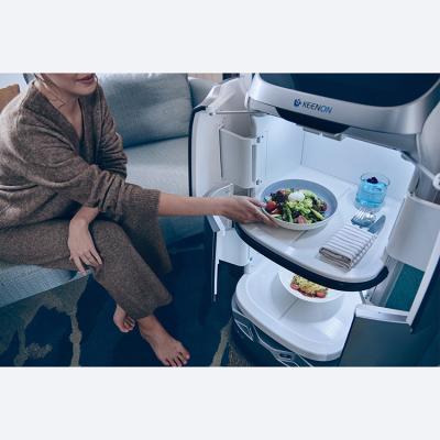 China Hotel Delivery Robot Hotel Autonomous Mobile Catering Self Driving Delivery Robot Restaurant Delivery Robot for sale