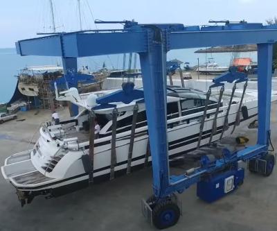 Κίνα 5 -15m Lifting Height Yacht Boat Hoist Crane Machine 8.5m/Min Speed προς πώληση