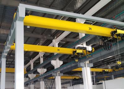 China Indoor Outdoor Single Girder 3 Ton Bridge Crane 7.5m-32m Span for sale