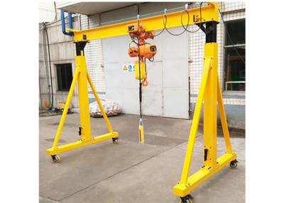 China Q235B Q345B Light Duty Small Portable Gantry Crane 1 Ton 2 Ton 3 Ton for sale