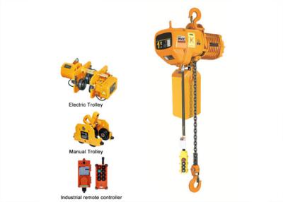 China 0.25t-50t Workshop Hook Electric Chain Hoist Crane 380V 220V for sale