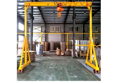 China 45m/Min Euro Type Hoist Mini 1 Ton Gantry Crane Single Girder en venta