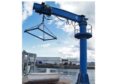 China Magicart 2.5KN-200KN Floor Mouted Boat Jib Crane Single Jib Portal Crane for sale