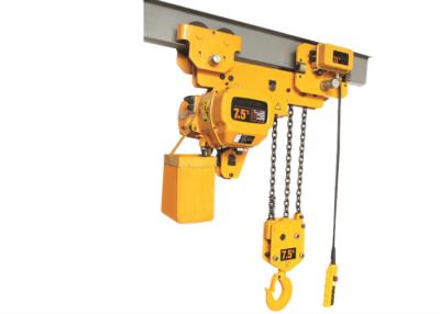 China Low Headroom 2t 5t 7.5t Electric Chain Block Hoist Efficient Convenient for sale