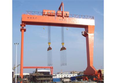 Cina A7 A8 cavalletto Crane Mobile Shipbuilding Gantry Crane del doppio di MG di 80 tonnellate in vendita