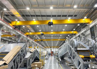 China SGS Single Beam Span 12m A3 5T Overhead Crane 3P 50hz for sale