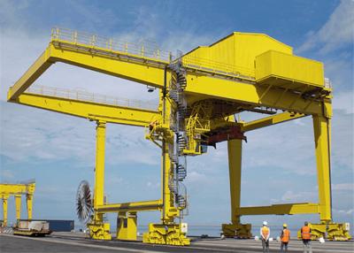 China Pórtico montado sobre carriles Crane Double Girders Beams 60t 100t del envase del puerto marítimo RMG en venta