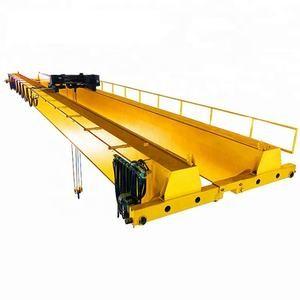 China Workshops Double Girder Overhead Crane EOT Crane 100t Load for sale