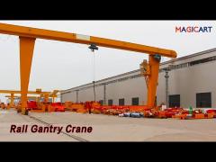 L Type Rail Gantry Crane Single Beam Electric For Goods Yard