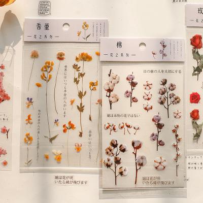 China Small fresh laptop stickers decorative sticker high popularity pet hand account decoration factories stickers for sale