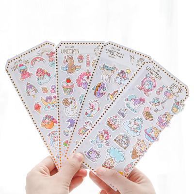 China Diy Cartoon Photo Album Decorative Sticker 8 Designs Decorative Sticker Daily Cute Twirling Stickers For Kids for sale