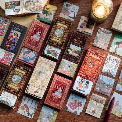 China Medieval National Decorative Sticker Book Series Vintage Stickers Scrapbooking Decoration Album Writing Diy Stickers for sale