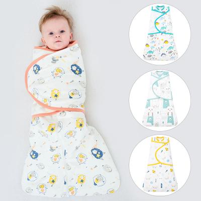 China High Quality Antibacterial Super Soft Newborn Shockproof Organic Cotton Baby Wrap Sleeping Bags for sale