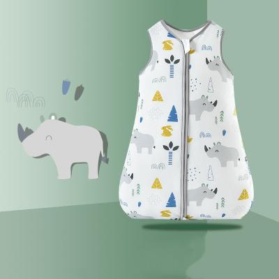 China New Spring Autumn Breathable Winter 100% Organic Cotton Pajamas Newborn Baby Sleeping Bags for sale