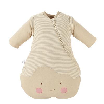 China Breathable 1.5 ADIATHERMIC POWERS Autumn and Winter Thickening Clothing Baby Removable Long Sleeve Newborn Sleeping Bags for sale