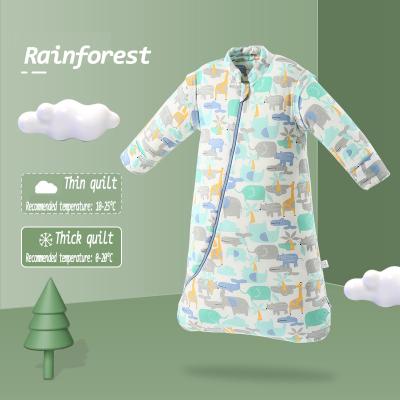 China Breathable 2.5 ADIATHERMIC POWERS Autumn and Winter Thickening Clothing Baby Long Sleeve Newborn Sleeping Bags for sale