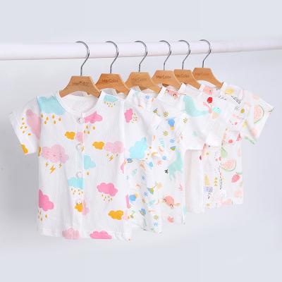 China Wholesale breathable supplier in mainstream 100% cotton newborn thin section summer baby clothes for sale