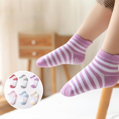 China Spring Breathable Glue Non-slip Wholesale Glue Children's Dot Breathable Ordinary Amazon Socks for sale