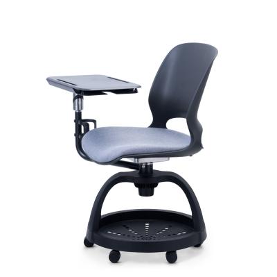 China Full Function Movable Office Training Chair with Writing Pad and Storage Bracket for sale