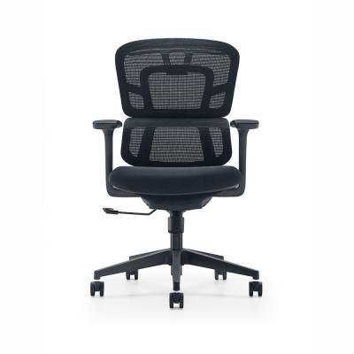 China Adjustable Double Back Mid-Back Mesh Office Ergonomic Chair for Modern Office Furniture for sale