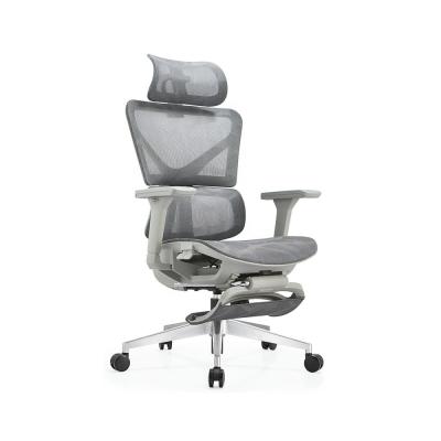 China Full Mesh Ergonomic Office Furniture Stainless Steel Chair with Footrest in Guangdong for sale